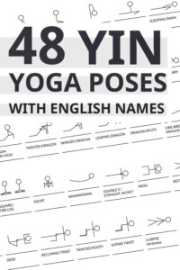 48 Yin Yoga Shapes - Yoga Paper