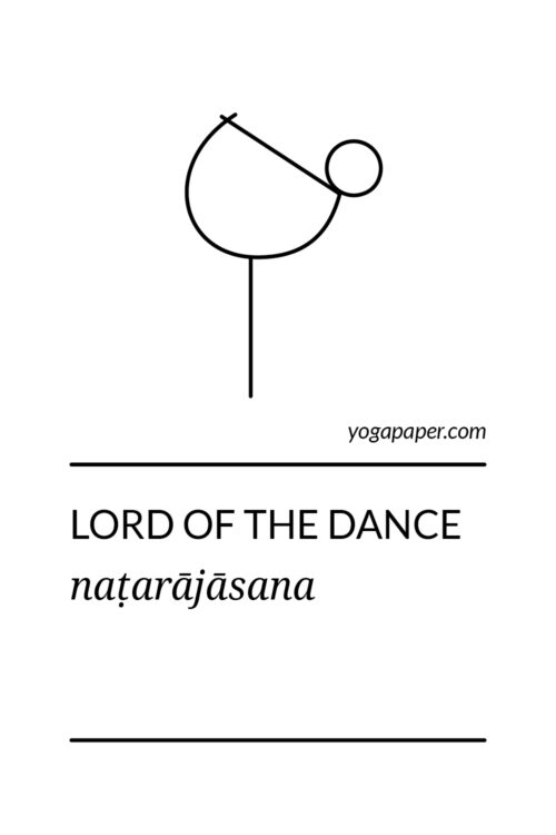 hatha yoga poses with stick figures yoga paper