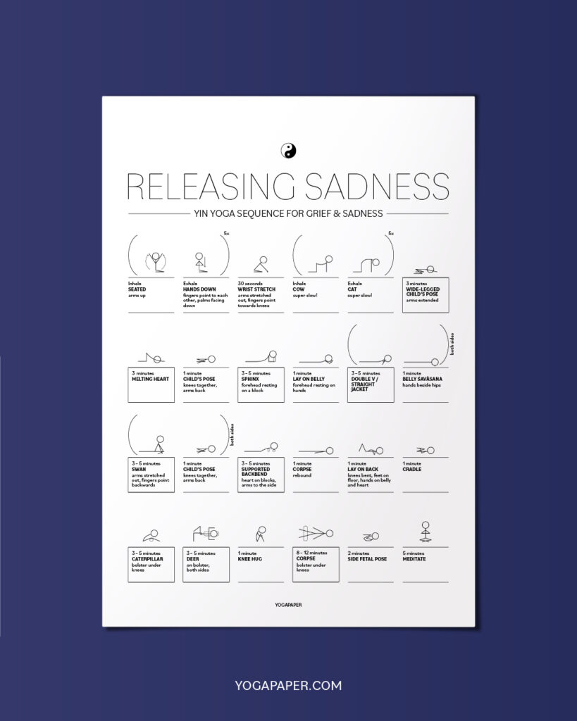 Yin Yoga Sequence For Releasing Sadness